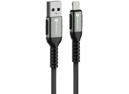 ForCell Kabel USB-A - Lightning 0,25 m, černý