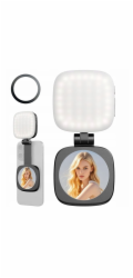 MichaelMarinelli LED lampa + magnetické zrcátko pro telefon MagSafe Photos Selfie Vlog C140 / Černá