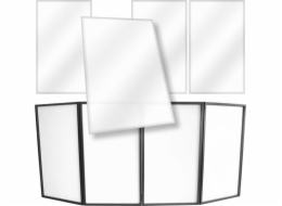 STAND4ME DJ PLÁTNA STAND4ME, LYCRA, sada 4 bílých potahů na plátno.