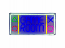 Beline Herní místnost s neonovým světelným gamepadem