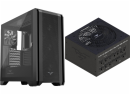 PREYON Černé pouzdro Nest Windy + napájecí zdroj PREYON EAGLE POWER GOLD 850W