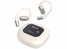 4smarts Open-Ear Bluetooth Kopfhörer SkyBuds AI Screen, béžová