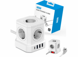 Newell NL4387 GaN Power Cube 9v1 bílý