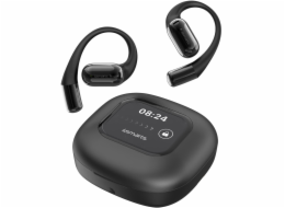 4smarts Open-Ear Bluetooth Kopfhörer SkyBuds AI Screen, schwarz