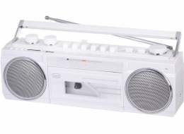 Trevi&nbsp;Boombox&nbsp;RR501&nbsp;kazetový/BL/USB/SD&nbsp;bílý