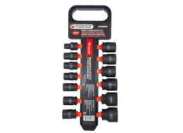 Forcekraft Sada rázových nástrčných klíčů, 13 kusů, 1/2, 10-32 mm