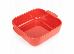 Peugeot APPOLIA Čtvercový talíř 28 cm červený