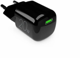 Puro Nabíječka 20W GaN USB-C do zásuvky - černá