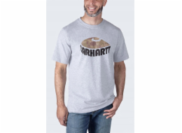 Carhartt Tričko Heavyweight Camo C Heather Gray