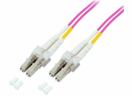 Techly Optický patchcord OM4 50/125 mm LC-LC Duplex 10m