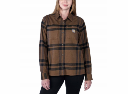 Carhartt Dámská flanelová hnědá košile