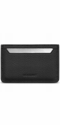 Piquadro Kožené pouzdro na karty Woolnut, černé