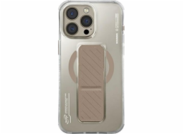 SKINARMA Magnetické nabíjecí pouzdro Axon pro iPhone 16 Pro 6.3 s stojánkem, šampaňské