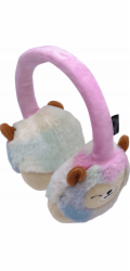 Squishmallows Bezdrátová sluchátka Plush Lion Leonard