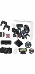 JYS Sada 14 v 1 příslušenství, rukojeti, pouzdro, nabíječka, stojan pro Nintendo Switch 2 / ns2293