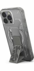SKINARMA Pouzdro Helio pro iPhone 16 Pro Max 6.9 s magnetickým nabíjením a stojánkem, titanové