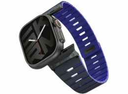 SKINARMA Řemínek Gemini pro Apple Watch 49/46/45/44 mm, tmavě modrý