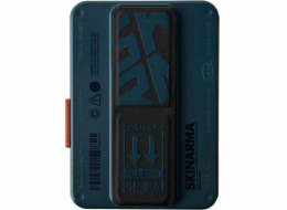 SKINARMA Peněženka Mirage Spunk s magnetickým stojánkem, modrá