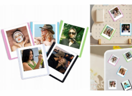 LoveInstant 5x magnetické rámečky na ledničku, magnetické barevné rámečky pro fotografie Polaroid GO / 5 barev