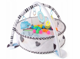 TK Import Hrací podložka do bazénu s míčky 2 v 1 TinyMini JL626-2D