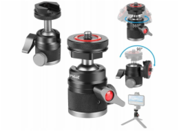 Puluz Kulová hlava pro 3D kameru, závit 1/4, 2x ISO patka, do 3 kg, / Pu3075b