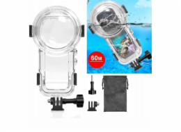 Puluz Vodotěsné pouzdro pro podvodní použití, vodotěsné pouzdro až do 60 m pro Insta360 X5 / X 5 / Pu756t