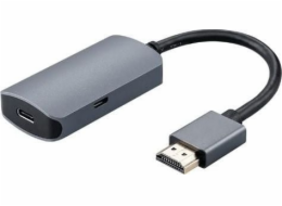 MicroConnect Adaptér USB USB-C na HDMI, šedý (HDMIUSB3.2)