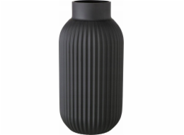 Boltze Černá Váza NORDIKA, Sklo