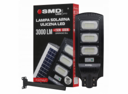 UN LED SOLÁRNÍ POULIČNÍ LAMPA 150W 12,6AH 6000K 3000LM + DRŽÁK