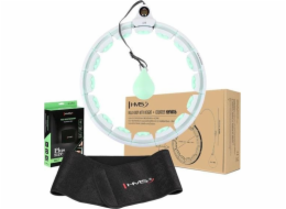 HMS Sada HULA HOP HHW06 ZELENÁ S GRAVITY BALLEM A počítadlem HMS + opasek BR163 ČERNÁ VELKÁ VELIKOST