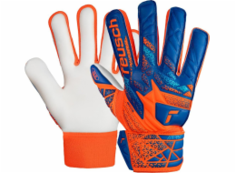 Reusch Brankářské rukavice Attrakt Starter Solid Finger Support Junior oranžovo-modré 5472511 2290 7