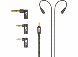 MEE audio Grafitový audio kabel MEE MMCX OFC 2,5 mm/3,5 mm/4,4 mm