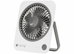 Techly Mini bezdrátový stolní ventilátor se 4 režimy a stojanem