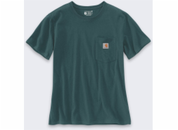 Carhartt Tričko Iconic WK87 Pocket Greenstone