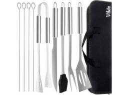 Vilde SADA 10 GRILOVACÍCH NÁSTROJŮ V KUFRU 489298
