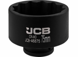 JCB 3/4 75mm rázový nástrčný klíč (12hranný)