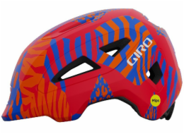 Giro Dětská helma SCAMP II Velikost helmy: XS (45-49 cm), Vyberte barvu: Matná červená se zvířecími motivy