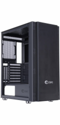Zenpc Počítačová skříň Z5 Mesh, černá, 4x Fander P12 PWM PST 120mm