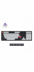 Keychron Q6 HE QMK Gateron magnetická klávesnice s dvojitou lištou Nebula (Q6H-M1)