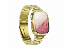 Hoco Chytré hodinky 1.96 TFT s funkcí hovoru Y12 Ultra titanově zlaté [EOL]