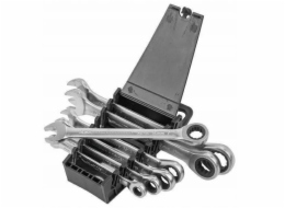 Bituxx Sada 7dílných ráčnových očkoplochých klíčů (8-19 mm) v klipu