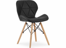 Leobert Židle LAGO, ekokůže - černá x 1