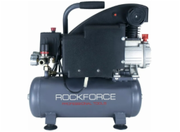 Rockforce Pístový olejový kompresor s přímým pohonem (220 V, 1,1 kW, 2850 ot/min, 9l nádoba, 8 barů, 155 l/min)