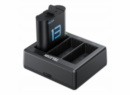 Telesin USB nabíječka + 2x dobíjecí baterie pro GoPro Hero 13 černá / / S0-ecb-07-tgp