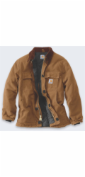 Carhartt Bunda Firm Duck Traditional HNĚDÁ