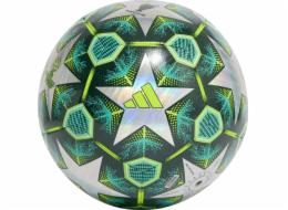 Adidas UCL Training 24/25 Knockout Stages fóliový fotbalový míč zelený/stříbrný JH1280 4