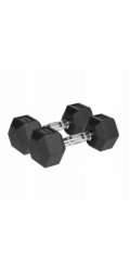 Rebel Litinové činky s pogumovaným povrchem HEX 2x7,5 kg ACTIVE