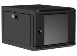 Caymon CAYMON NPR404/B Nástěnná racková skříň 9,5”/10,5” 4U, hloubka 420 mm, černá