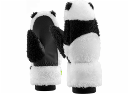 Kombi Lyžařské rukavice Qunature Panda Combi pro děti a dospělé velikost S - černobílé