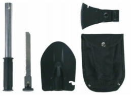 Taktická lopatka – sada s pilou a sekerou Fosco